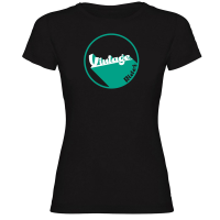 Camiseta VINTAGE RIDER negra mujer by TZOR